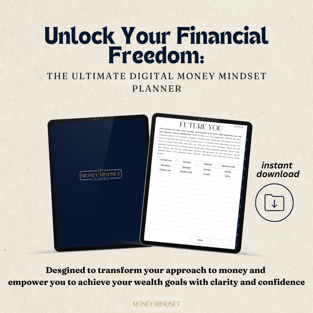 DIGITAL PLANNER: My Money Mindset Planner 2.0