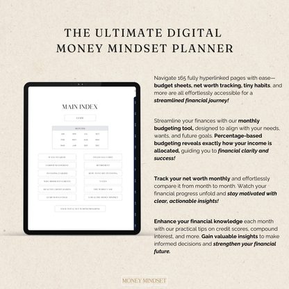 DIGITAL PLANNER: My Money Mindset Planner 2.0