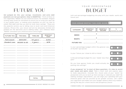 Digital and Printable: Budget Sheets