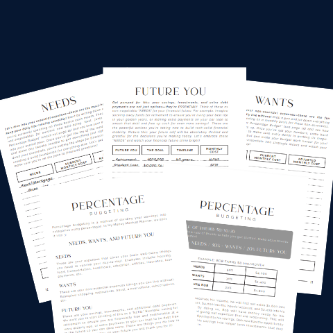 Digital and Printable: Budget Sheets